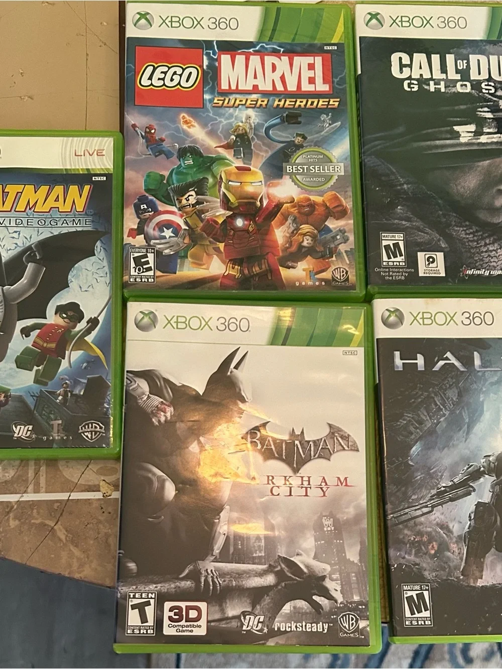 Lot of 9 Xbox 360 Video Games